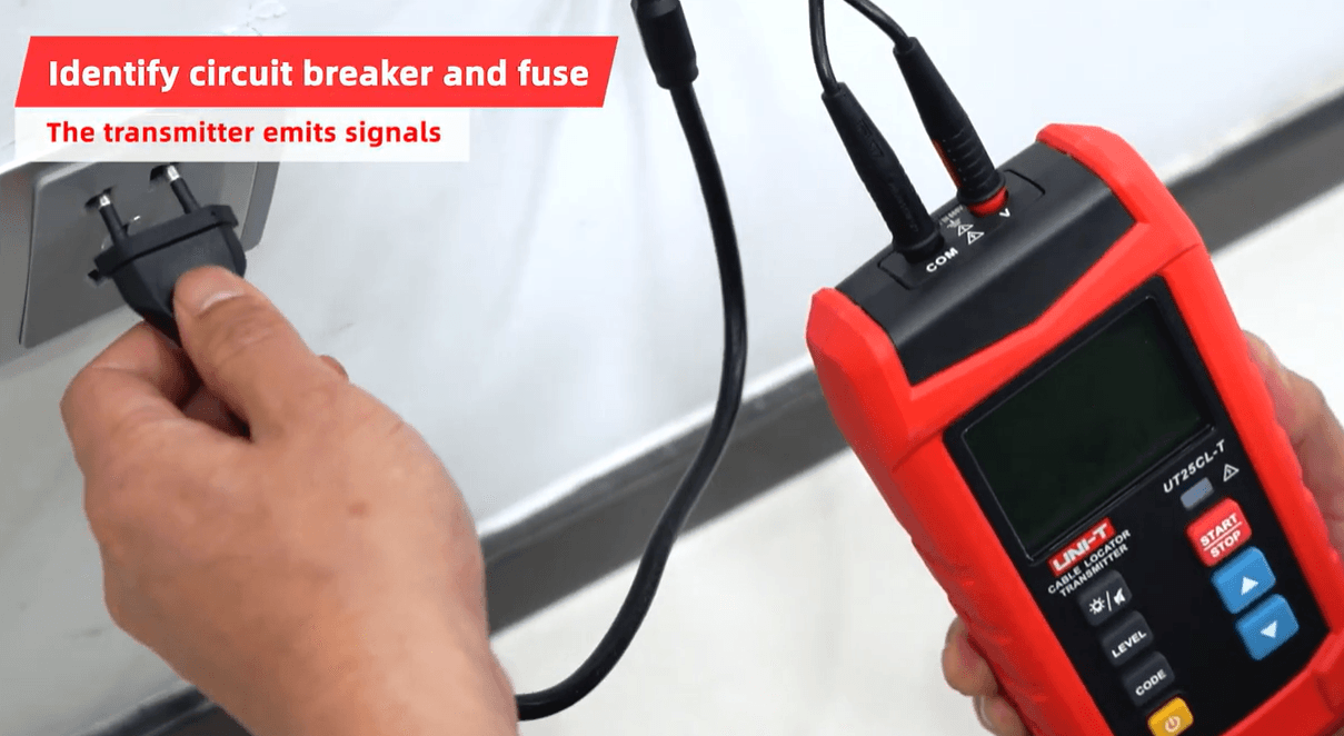 The UNI-T UT25CL is a professional cable and pipe locator designed for tracing underground cables, power lines-photo0