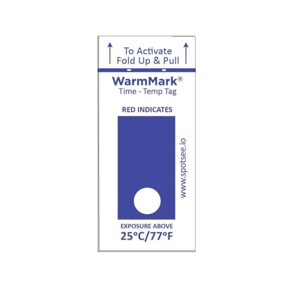 WarmMark-25C แถบวัดอุณหภูมิ 25 องศาเซลเซียส (1 Label | Pack)