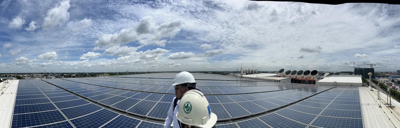สำรวจหน้างาน FLIR FC-625 บริเวณระบบ Solar Rooftop