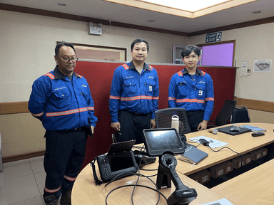 DEMO MITCORP สำหรับตรวจสอบภายในถังบรรจุก๊าซ