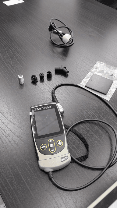 Demo Positector 6000 วัดความหนาของชั้นชุบอโนไดซ์