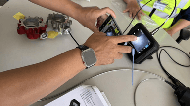 DEMO MITCORP-X600PLUS สำหรับส่องชิ้นงาน